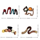4Pcs Elegant Large Hair Claw Clips 4