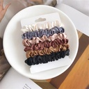 6pcs Satin Hair Scrunchies 3