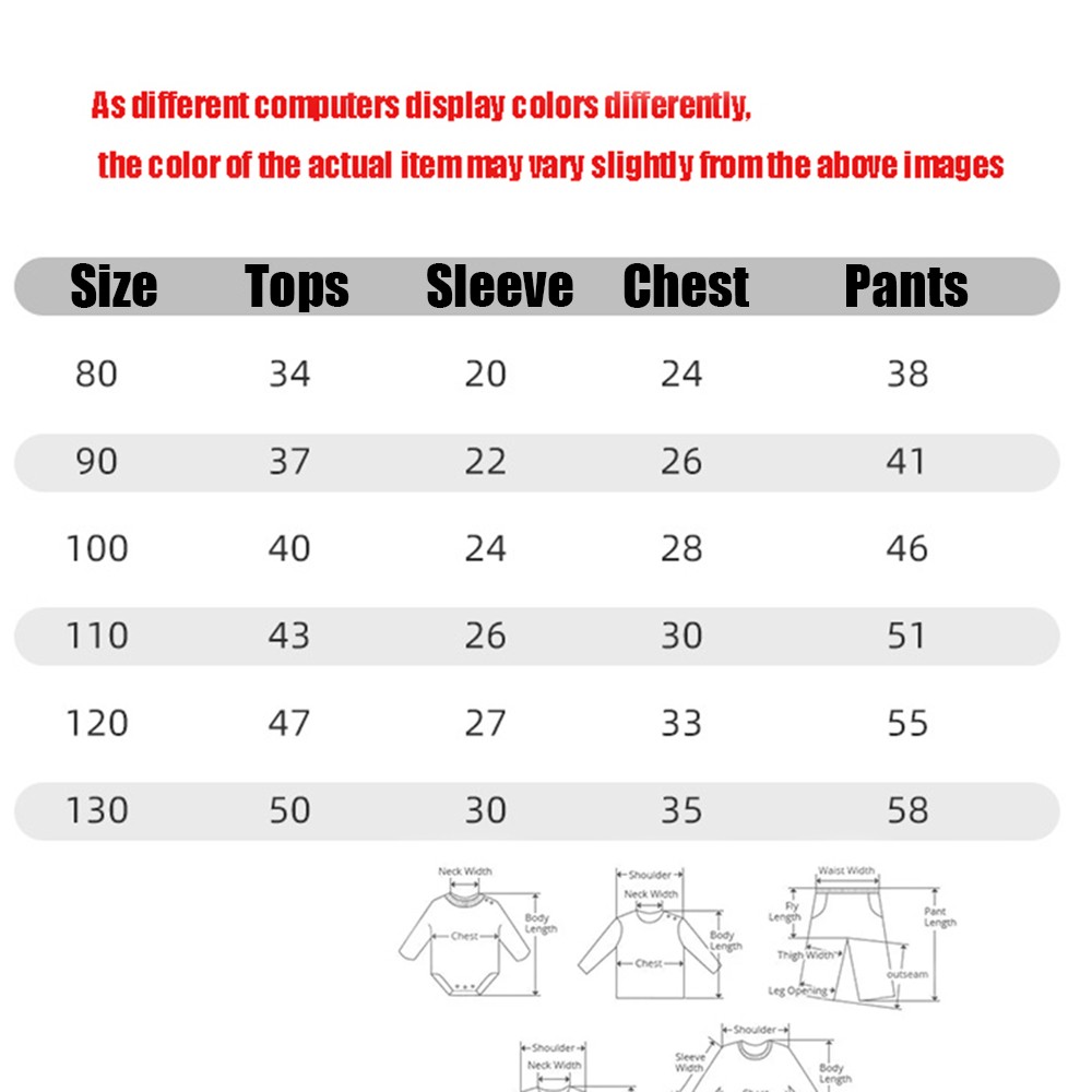 Baby Pajamas Sets Cotton Child Pajamas Toddler Long Sleeve B 2