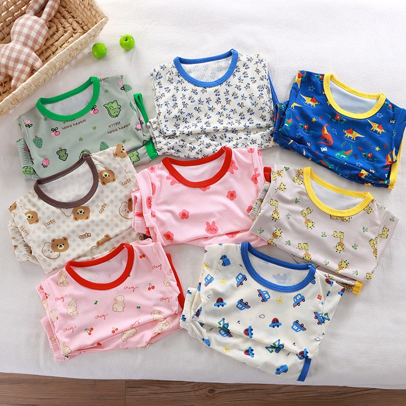 Baby Pajamas Sets Child Pajamas Toddler Short Sleeve Baby Ni 2