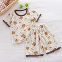Baby Pajamas Sets Child Pajamas Toddler Short Sleeve Baby Ni 4