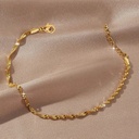 Stainless Steel Simple Chain Bracelet Fashion Bohemian Style 5
