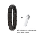 Stainless Steel Elastic Bracelet with Tool Italian Charm Lin 4