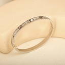 Stainless Steel With Zirconia Bracelet Simple Jewelry 6