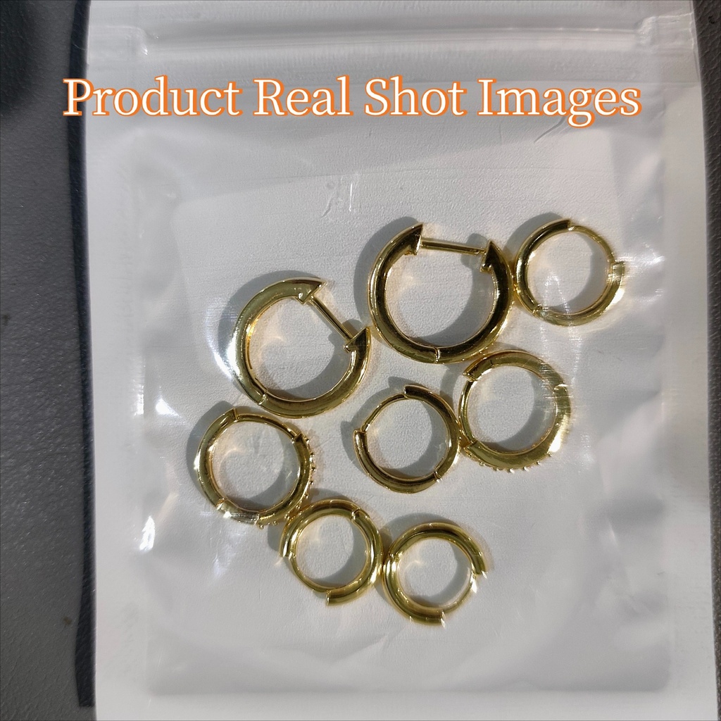 8pcs Fashion Crystal Circle Huggie Hoop Earrings 6