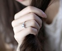 Luxury 925 Sterling Silver Classic Ring 4