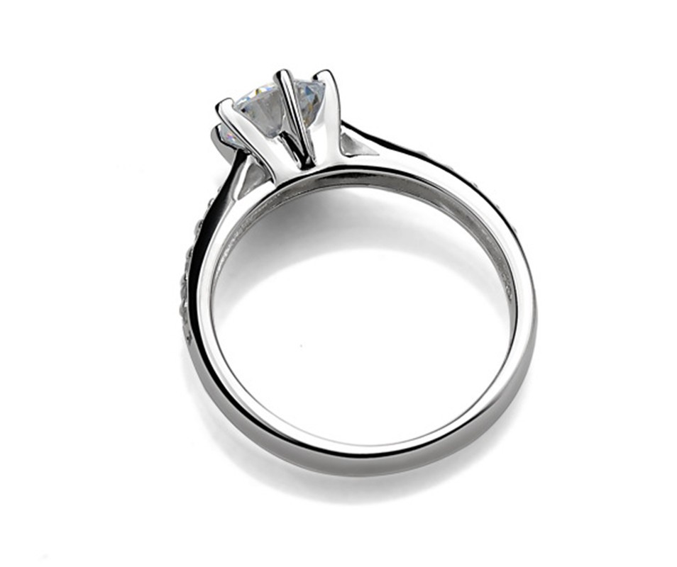 Luxury 925 Sterling Silver Classic Ring 5