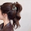 Elegant Sweet Small Oval Hair Claw Clip 5