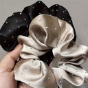 1/3PCS Satin Scrunchies With Rhinestones Decor - Soft And Co 2