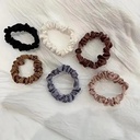 6pcs Satin Hair Scrunchies 6