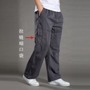 Men's Cargo Pants Summer Spring Cotton Work Wear New In Larg 2
