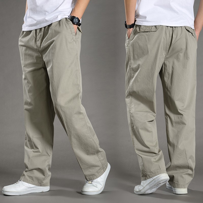 Men's Cargo Pants Summer Spring Cotton Work Wear New In Larg 4