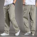 Men's Cargo Pants Summer Spring Cotton Work Wear New In Larg 4