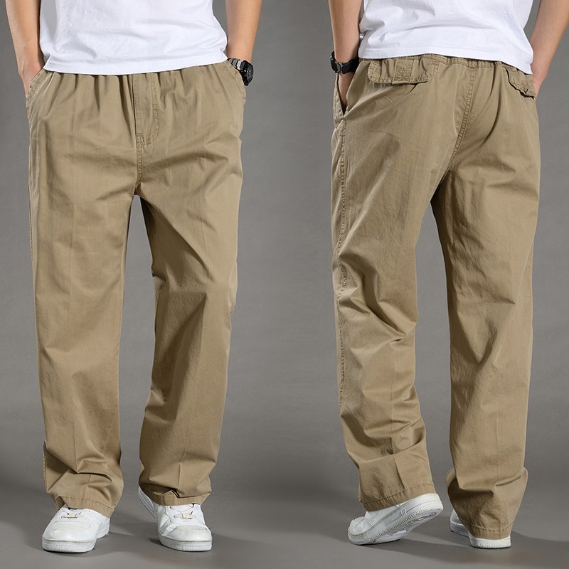 Men's Cargo Pants Summer Spring Cotton Work Wear New In Larg 5