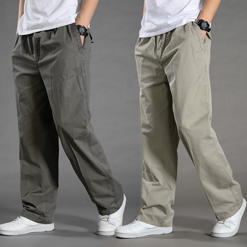 Men's Cargo Pants Summer Spring Cotton Work Wear New In Larg 6
