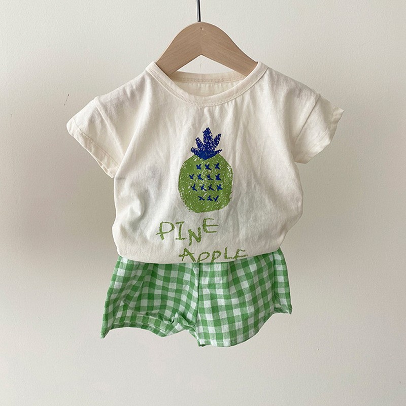 Baby Pajamas Sets Cotton Child Pajamas Toddler Summer Sleeve 5