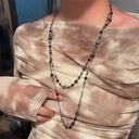 Retro Double Layer Chain Necklace Women's Bohemian Spicy Gir 5