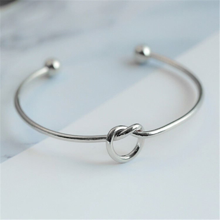 Stainless Steel Bracelets Vintage Men's Fashion Woven Twist  4