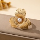 A Women's Open Ring with Flowers in Various Colors to Choose 2