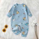 Newborn Baby Romper Autumn New 100% Cotton Girl Boy 0-18M Cu 5