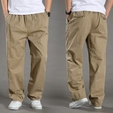 Men's Cargo Pants Summer Spring Cotton Work Wear New In Large Size