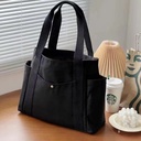 Sacs fourre-tout en toile de grande capacité