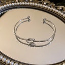 Stainless Steel Bracelets Vintage Men's Fashion Woven Twist Texture